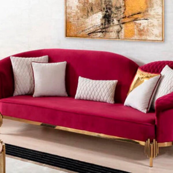 King Loveseat Red